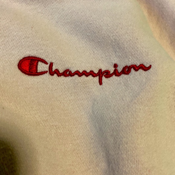 Authentic Champion Cinch waist Cropped Sweatshirt/ XL - Picture 4 of 6